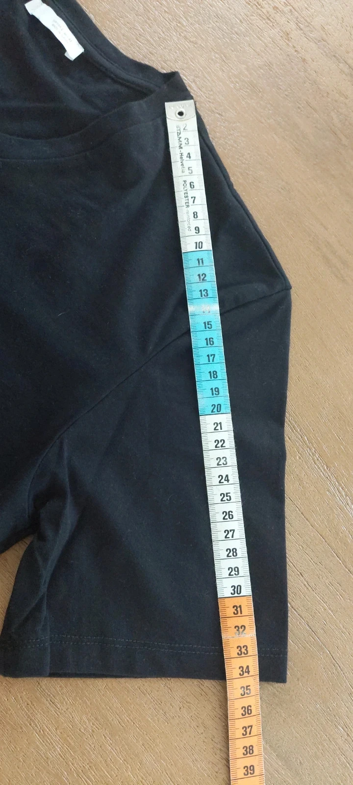 T-shirt Noir Col V Zara - Neuf - Taille L – photo 7